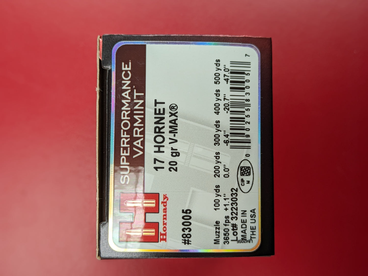 .17Hornet Hornady