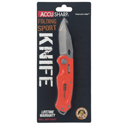 Accusharp Orange Sport Knife