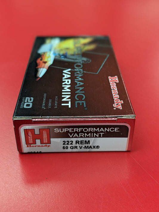 .222 Hornady 50gr Vmax