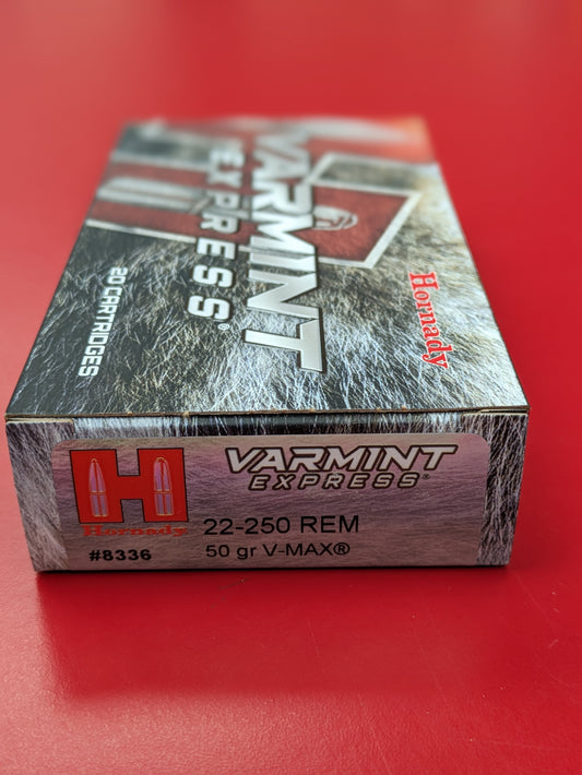 .22.250 Hornady 50gr Vmax