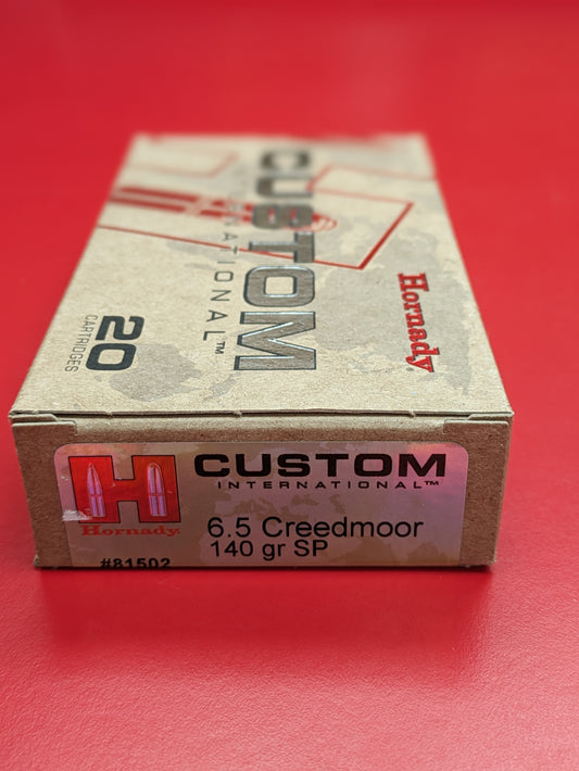 6.5 Creedmoor Hornady 140gr soft point