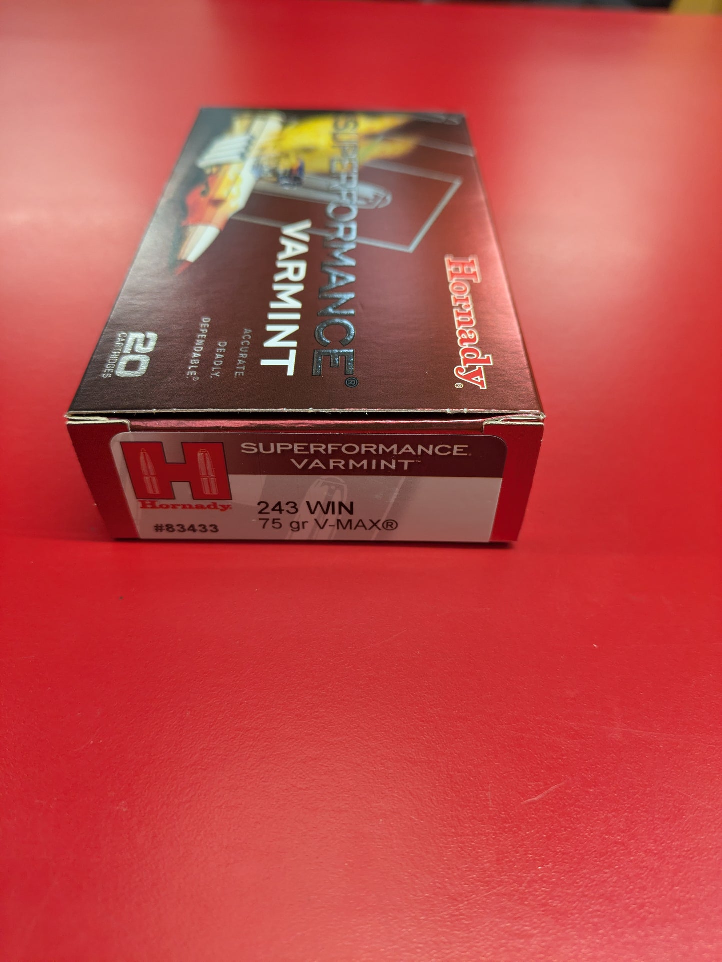 .243 Hornady Superformance 75gr vmax